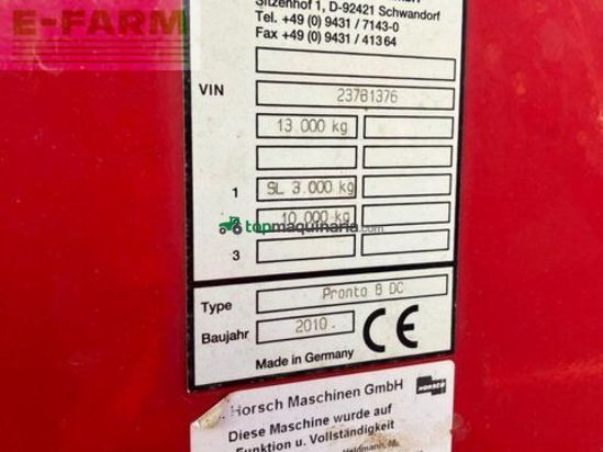 Sembradora - Horsch - pronto 8 dc