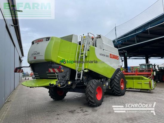 Cosechadora de Cereal - Claas - lexion 550 + v660 inkl. wagen