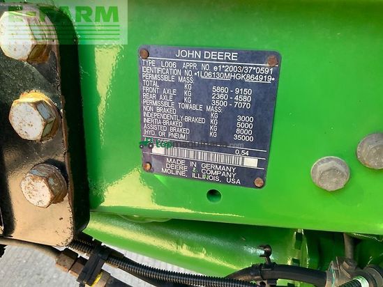 Tractor agrícola - John Deere - 6130m tractor (st26594)