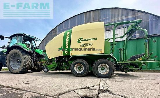 Empacadora gigant - Krone - comprima cv 150 vc combipack