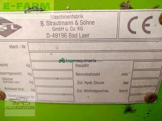 Esparcidor - Strautmann - hydrofox ho 1750