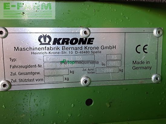 Empacadora gigant - Krone - comprima f 155