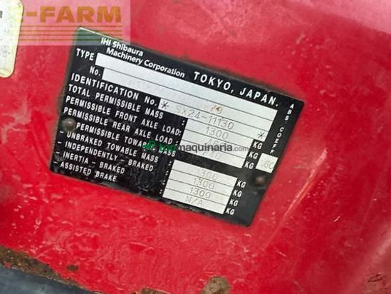 Tractor agrícola - Shibaura - sx24