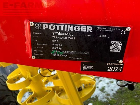 Grada de disco - Pöttinger - terradisc 5001t