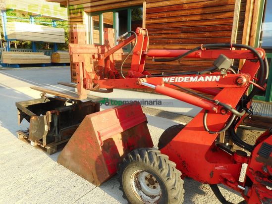 Minicargadora - Weidemann - 1015d/p ( 1.240kg ) 3 anbaugeräte!
