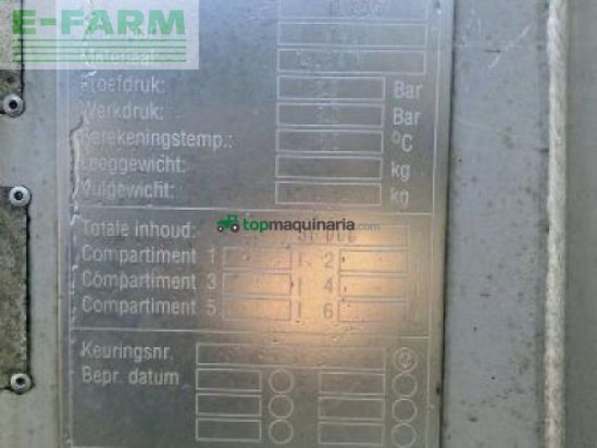 Cuba de purin -  - gebr. vocol güllesattelauflieg