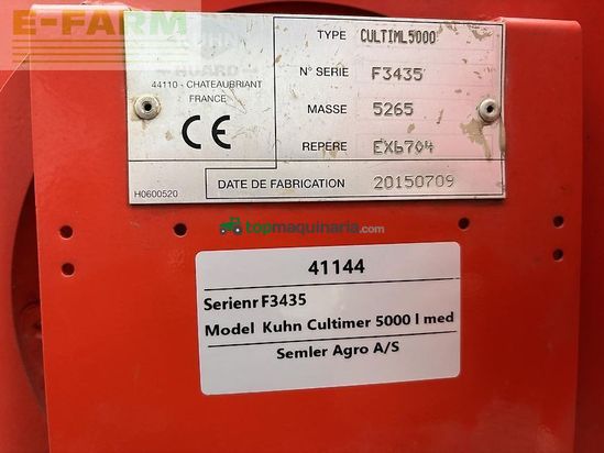 Cultivador - Kuhn - cultimer 5000