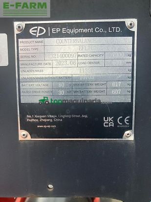 Elevadora -  - ep equipment efl702