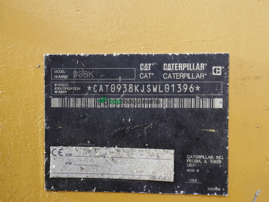 Pala cargadora Cargadora CAT 938 K