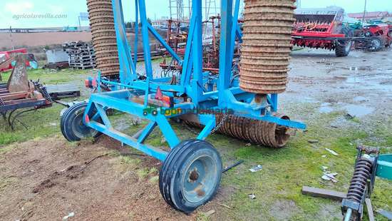 Rodillo agrícola de 6,30 m disco de 450