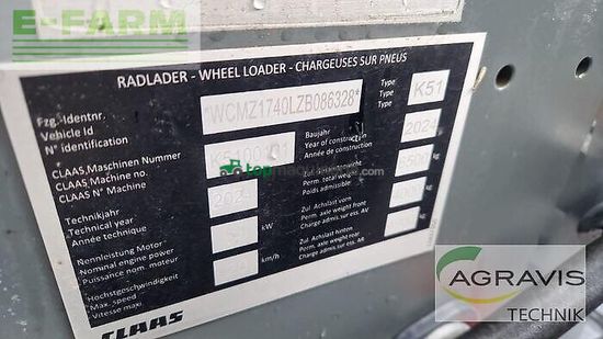 Minicargadora - Claas - torion 537 sinus