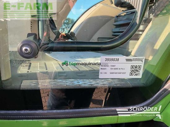 Tractor agrícola - Fendt - 724 vario s4 profi plus