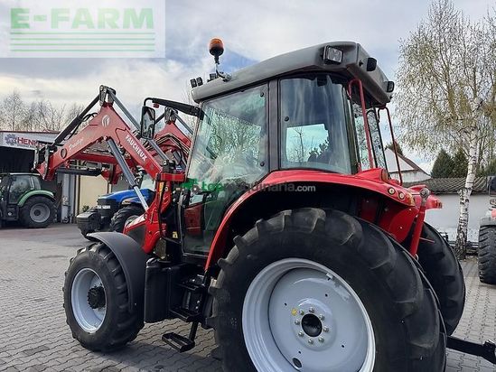 Tractor agrícola - Massey Ferguson - 5455 + faucheux prestige 120