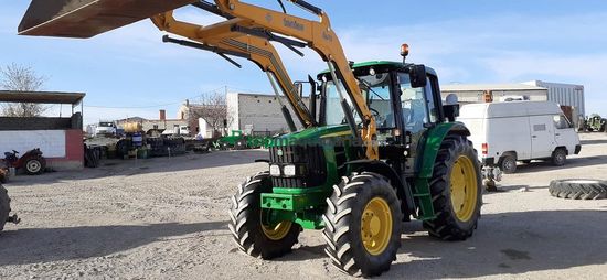 Tractor agrícola - John Deere - 6230 con pala Tenias