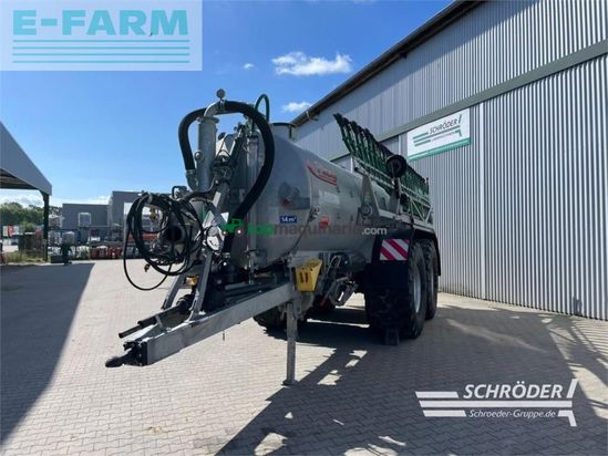 Cuba de purin - Fliegl - vfw 14000 | 15 meter schleppschuh