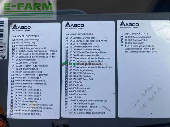 Tractor agrícola - Fendt - 828 vario profi plus