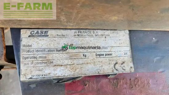 Excavadora - Case IH - cx36b