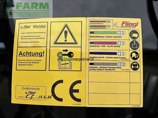 Cuba de purin - Fliegl - pfw 18000 duo line plus tandem