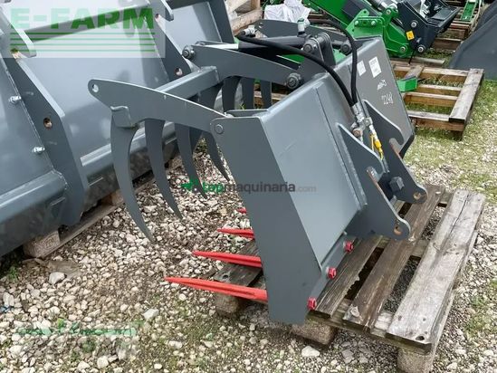 Minicargadora - kramer - dunggabel mit niederhalter 1,3