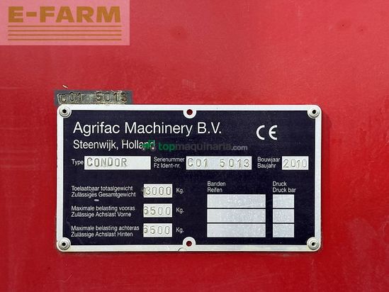 Atomizador - Agrifac - veldspuit 33 mtr