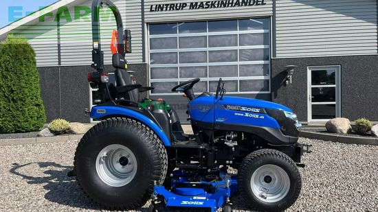 Tractor agrícola - Solis - 26 hst hydrostat turf hjul og klipperbord