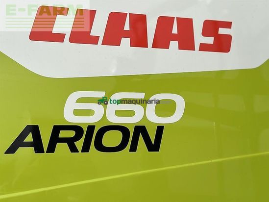 Tractor agrícola - Claas - arion 660 cebis cmatic CMATIC CEBIS