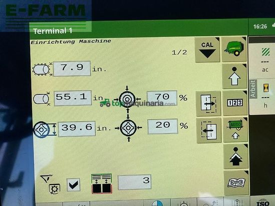 Empacadora gigant - John Deere - 990 maxi cut 25