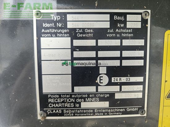 Cosechadora de Cereal - Claas - lexion 460 evolution