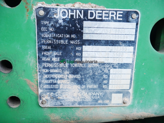 Tractor agrícola - John Deere - 7530 Prmeium