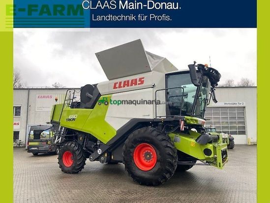 Cosechadora de Cereal - Claas - trion 650 mit vario 770