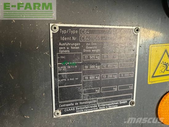 Cosechadora de Cereal - Claas - lexion 660