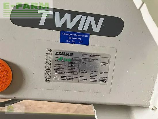 Rastrillo - Claas - liner 1650 twin