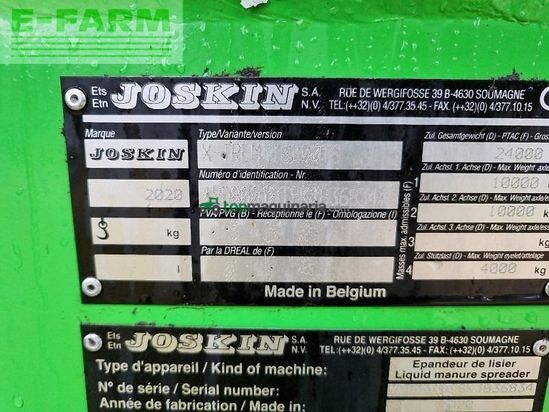 Cuba de purin - Joskin - volumetra 18000d