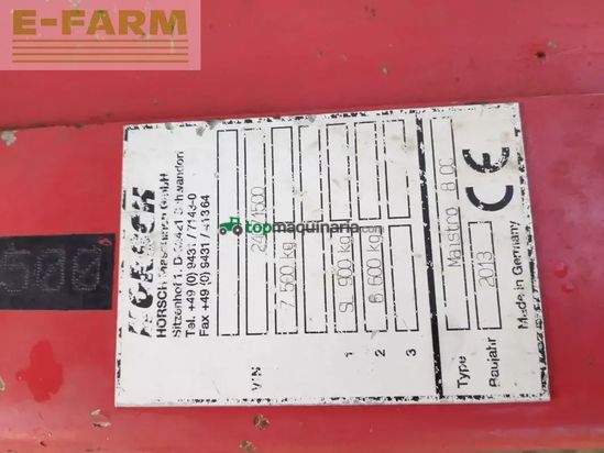 Sembradora monograno mecanica - Horsch - maistro 8 cc