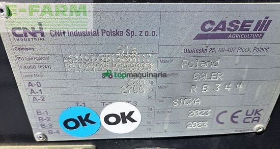 Empacadora gigant - Case IH - rb 344 rotor cutter