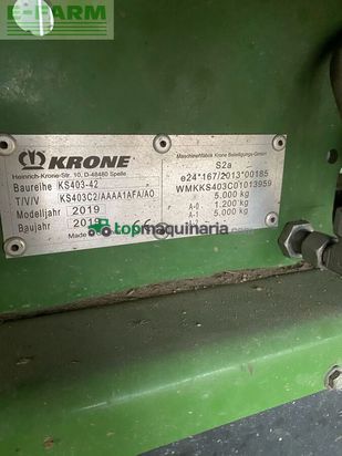 Henificador - Krone - swadro 1370 tc
