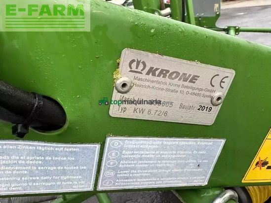 Henificador - Krone - kw6.72