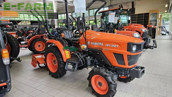 Tractor agrícola - Kubota - ek1-221 inkl. bodenfräse