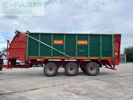 Cinta transportadora de forraje - Hawe - tridem sdw 45t, silagewagen