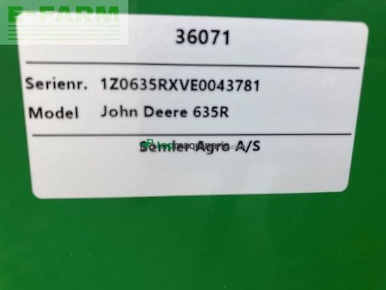 Cabezal - John Deere - 635r