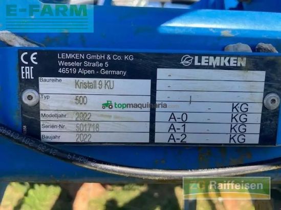 Cultivador - Lemken - kristall 9/500 ku