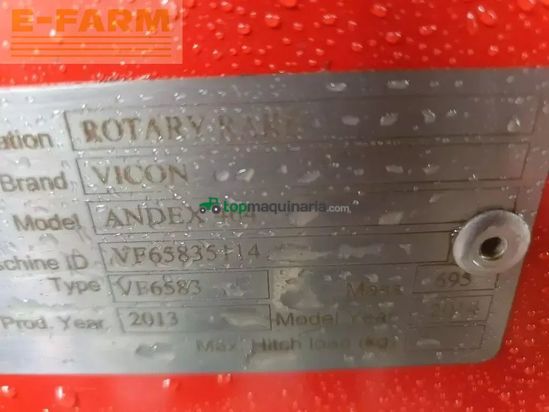 Rastrillo - Vicon - andex 464