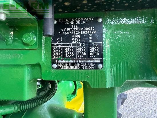 Tractor agrícola - John Deere - 5075e