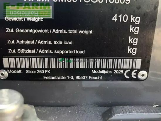 Cortacésped manual - Fendt - slicer 260 fk