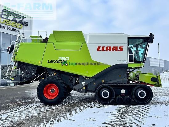 Cosechadora de Cereal - Claas - lexion 760 tt + v1200