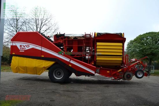 Cosechadora - arrancadora de patata - Grimme - evo 280 clodsep nonstop