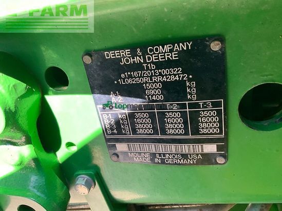 Tractor agrícola - John Deere - 6r250 tractor (st27059)
