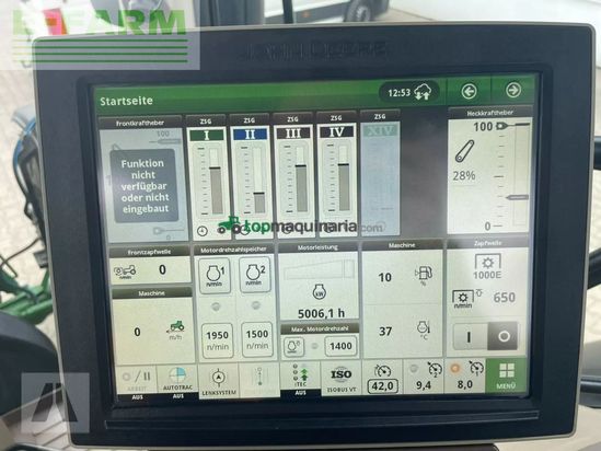 Tractor agrícola - John Deere - 6250r 6250 r mit neuen rädern