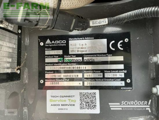 Cosechadora de Cereal - Fendt - ideal 9 t+geringhoff 10,65+sww ziegler