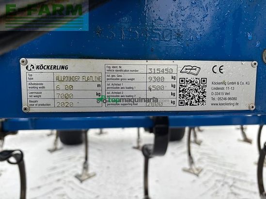 Cultivador - Kockerling - allrounder flatline 600